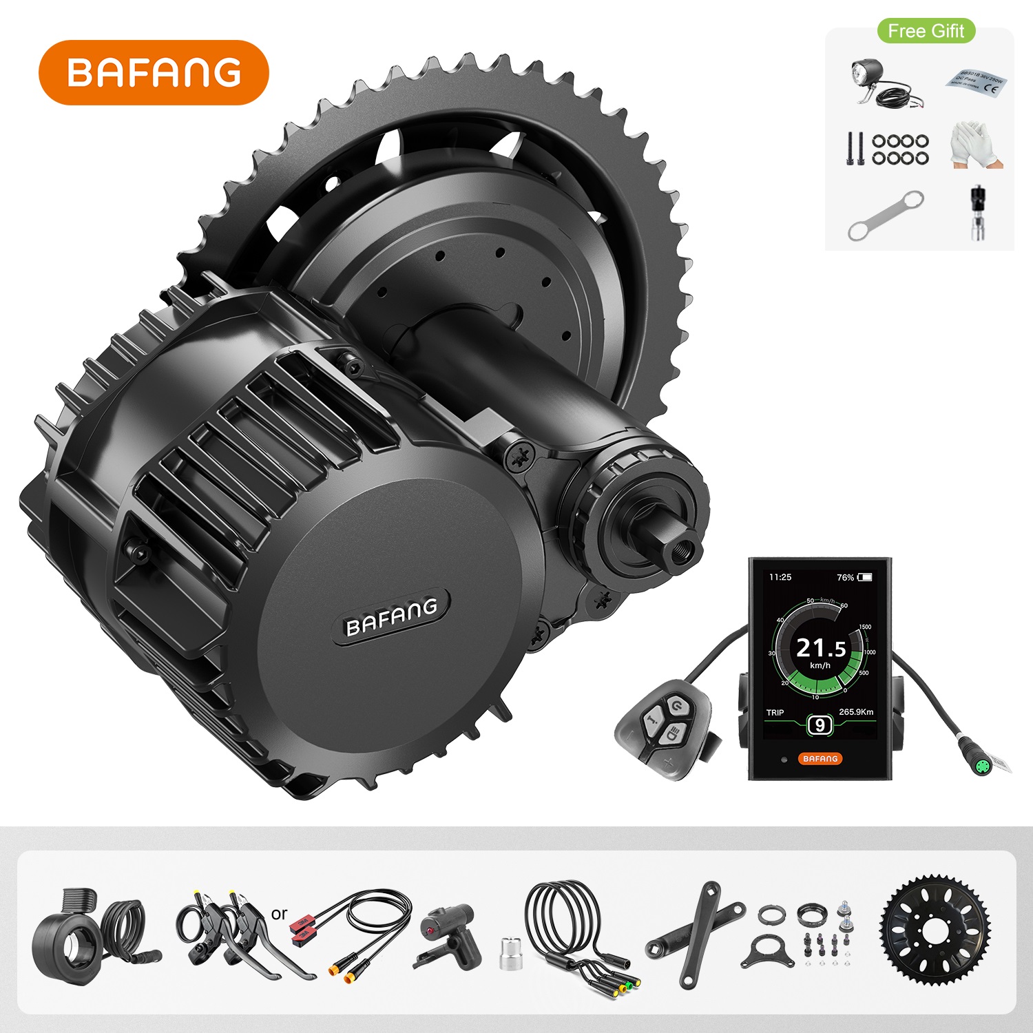 Bafang Bbshd 1000W Conversion Kit - Bafang UART 48V/52V 1000W moteur d'entraînement