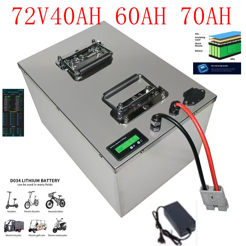 Electric Bicycle Battery 72V 30Ah - Système de stockage d'énergie à batterie